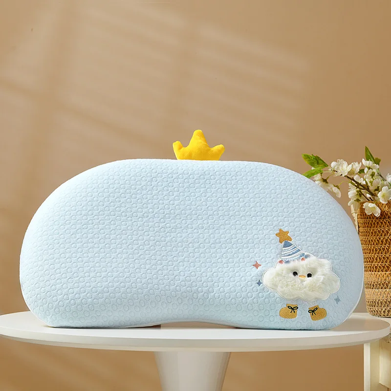 1 قطعة الكرتون التصحيح التطريز البازلاء وسادة للأطفال تنفس رغوة الذاكرة قيلولة وسادة لرياض الأطفال 3-15 سنة طالب وسادة