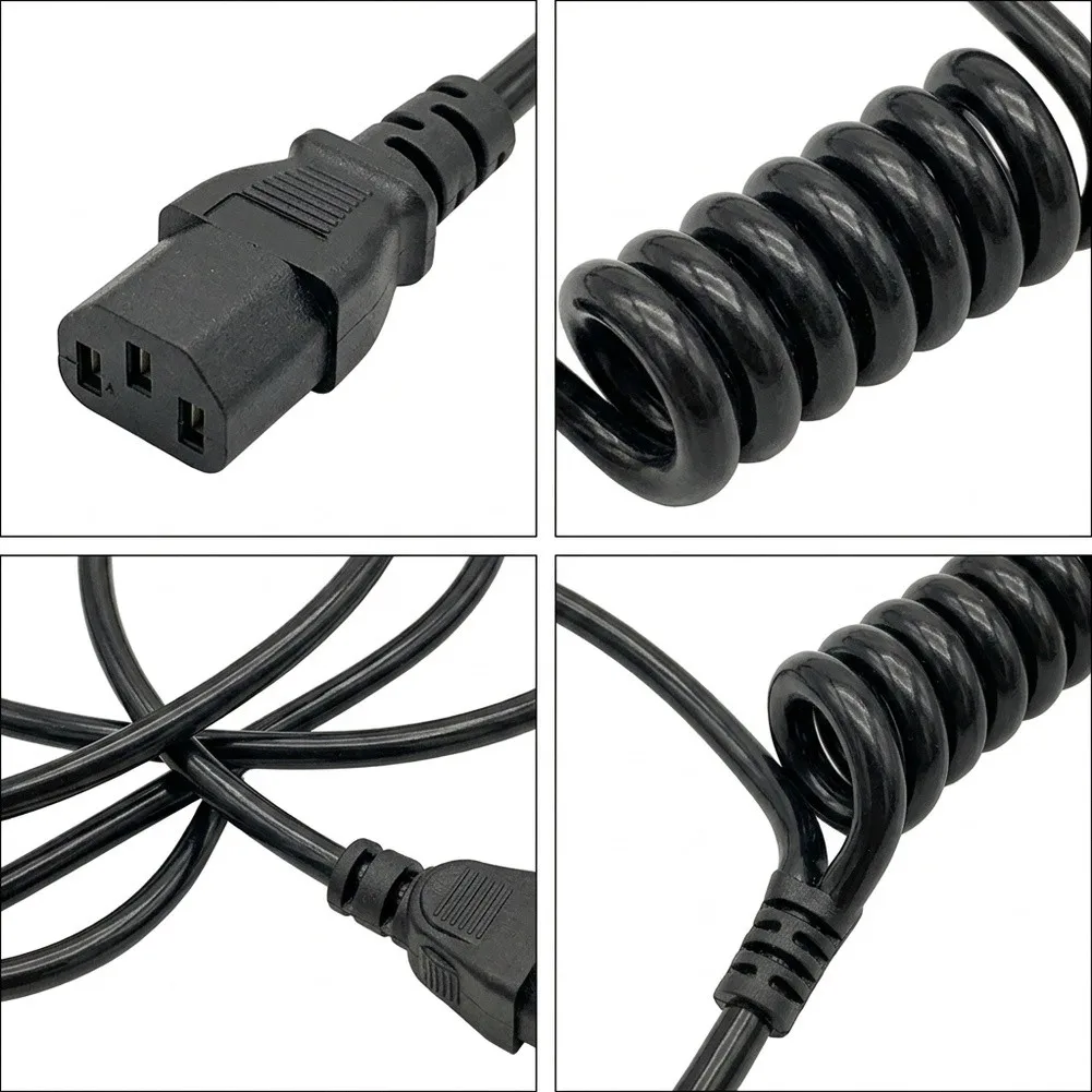 1.5 Gauge 1.8M Spring P'ower Cord 12V-48V Dual Metal Wire For Lawn Mower Connecting Cable Power Tool Accessories