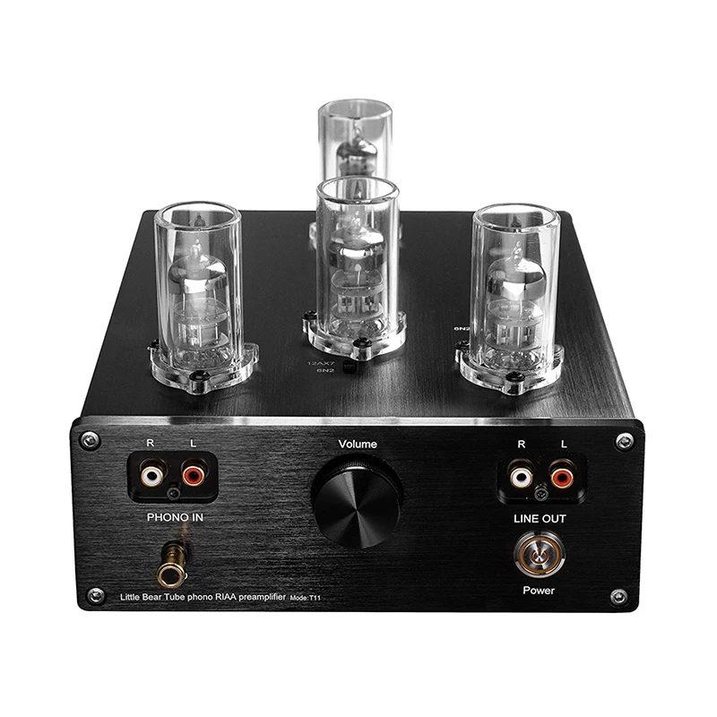 

Pure Tube Phono Stage Mm Phono Amplifier Vinyl Record Player Preamp Bluetooth Power Hifi Bile Phono Stage