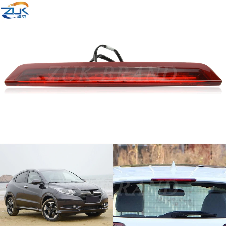 ZUK Car LED Rear Additional Brake Light High Mounted Third Stop Lamp For HONDA HRV HR-V VEZEL 2014-2020 For Acura CDX 2018-2022