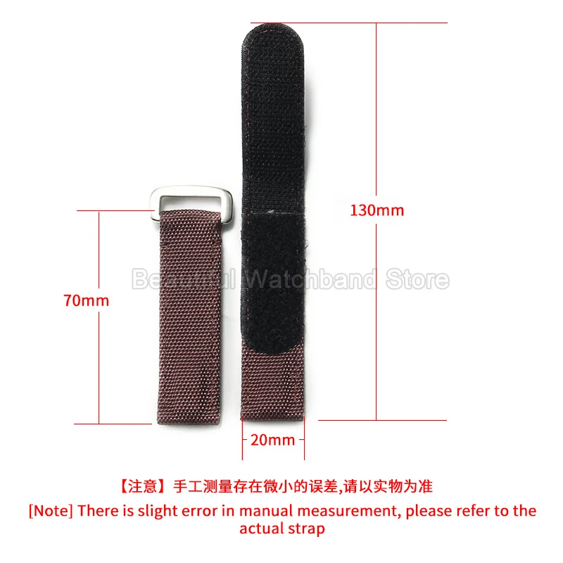 Quick Installation Skin‑friendly Nylon Watchband Reinforced Stitching for Rolex Yacht‑Master GMT Omega Seiko Watch Bracelet 20mm