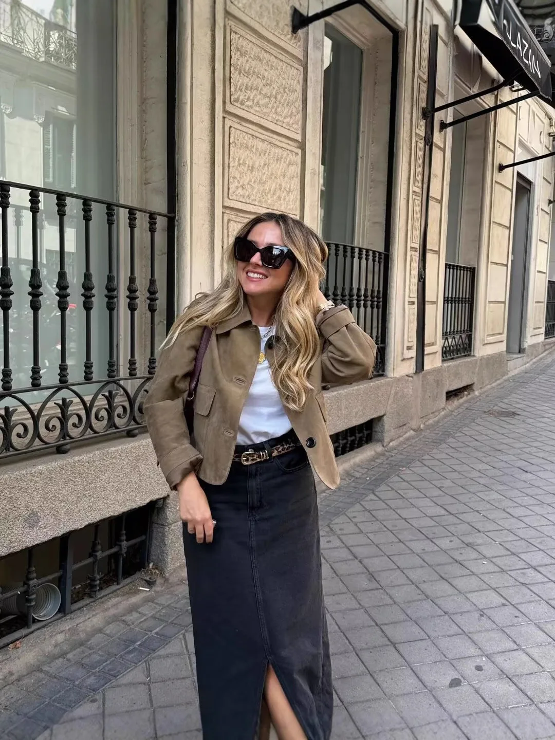 Fmxires Elegant Autumn Fashion Jackets For Women Patchwork Lapel Solid New Commute High Waist Slim Coat Female Casual Jackets