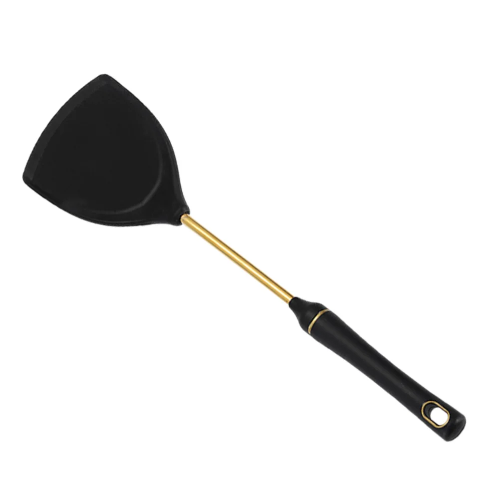 

Silicone Spatula Nonstick Cooking Utensil Heat Resistant Kitchen Gadget Black Small Spatulas Reusable Baking Tool