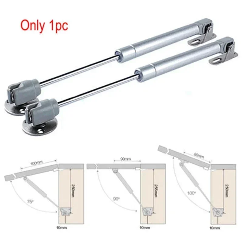 1pc 40-150N Cabinet Hinges Furniture Gas Spring Kitchen Cupboard Door Lift Support Lid Stays Soft Close Open Cabient Hardware