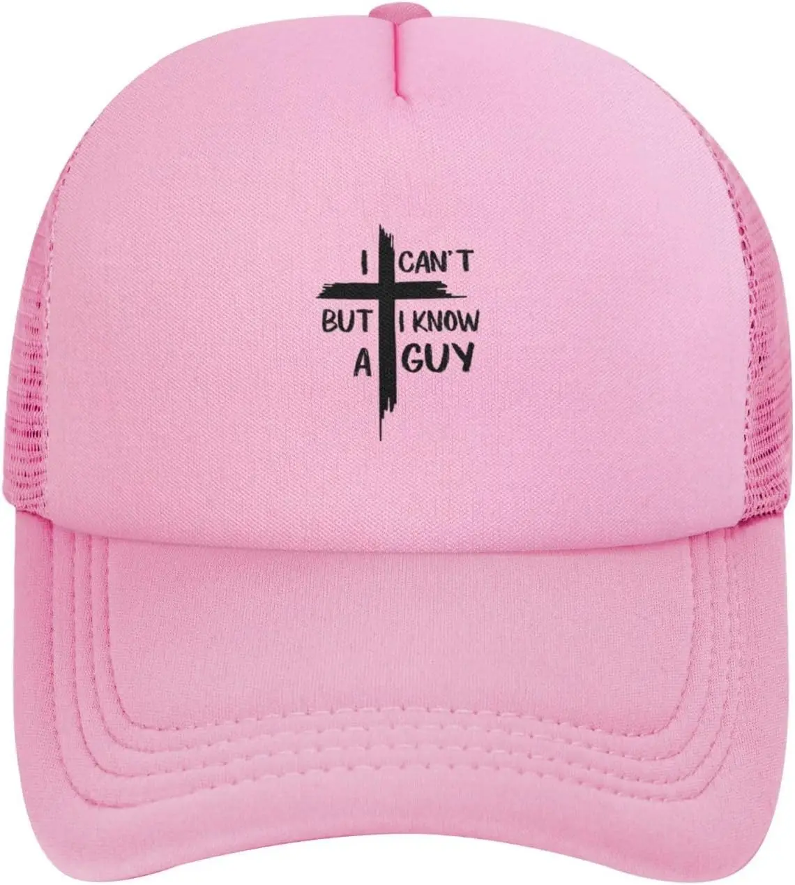 I Can't But I Know A Guy Distressed Baseball Cap for Men Funny Washed Cotton Adjustable Baseball Caps