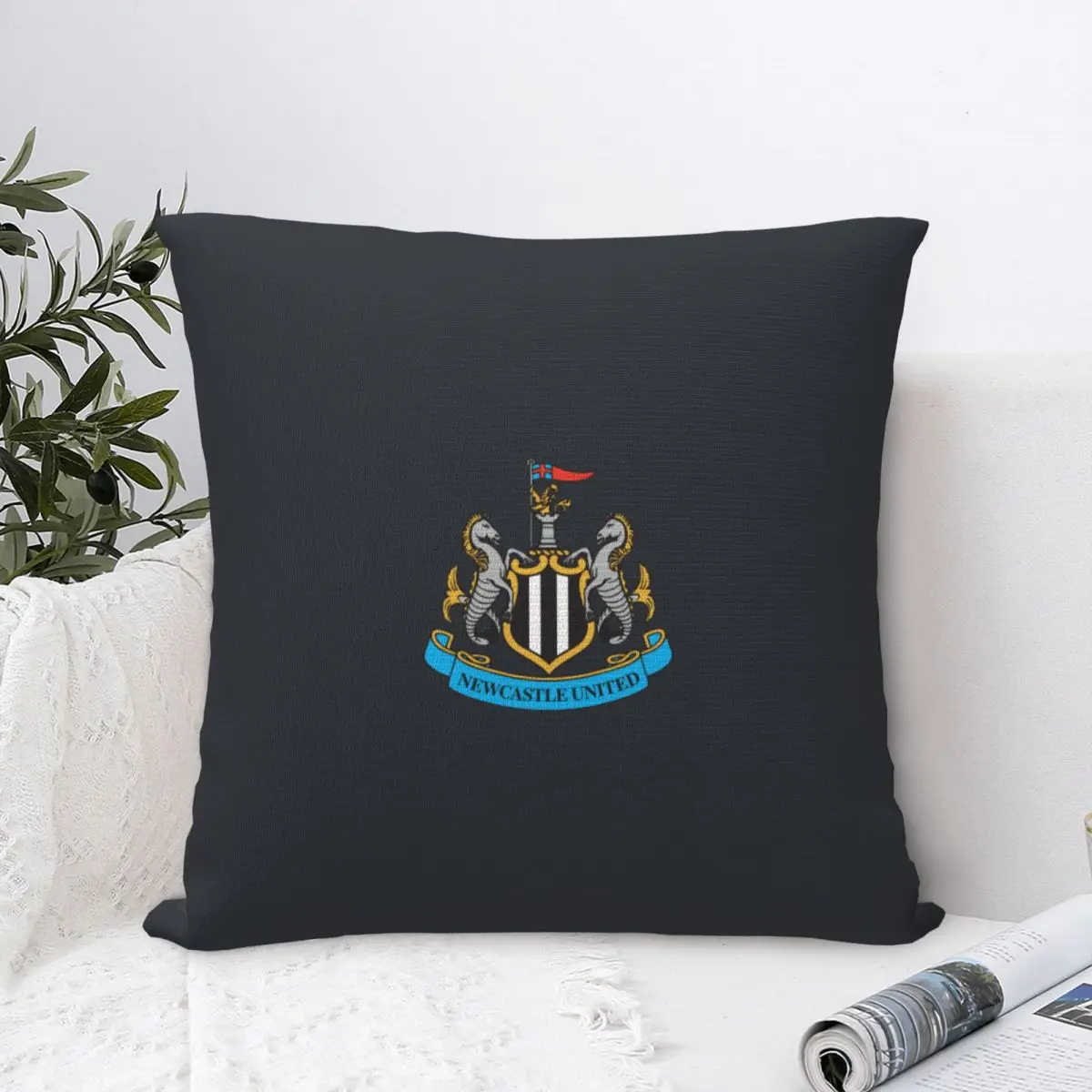 Newcastle United Football Blouses And Pillow Case Pillow Cover Bedroom Pillow Covers Pillow Case Decorative