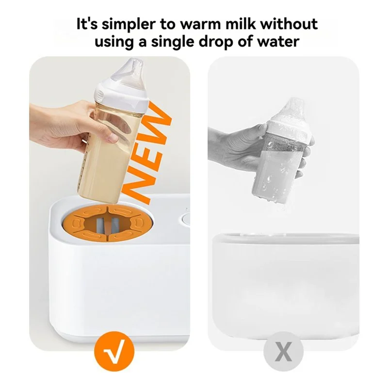 A07I USB Plug In Intelligent Smart Device, Insulated Milk Powder Mixer, Constant Temperature Milk Bottle Shaker For Baby Formula