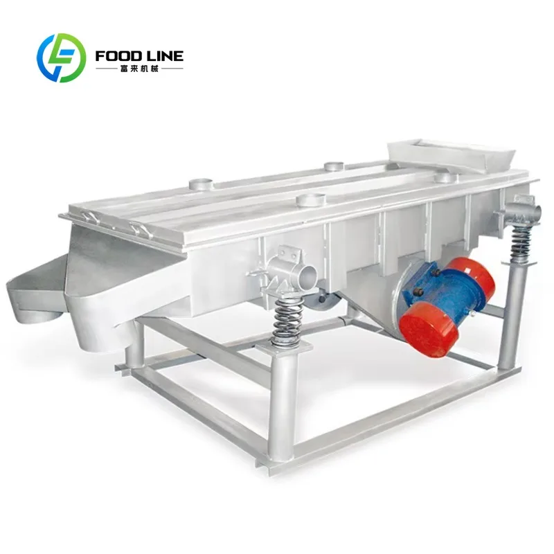 Customized linear vibrating sieve rectangular screener 0.2-10mm mesh stainless carbon steel optional for particle grading