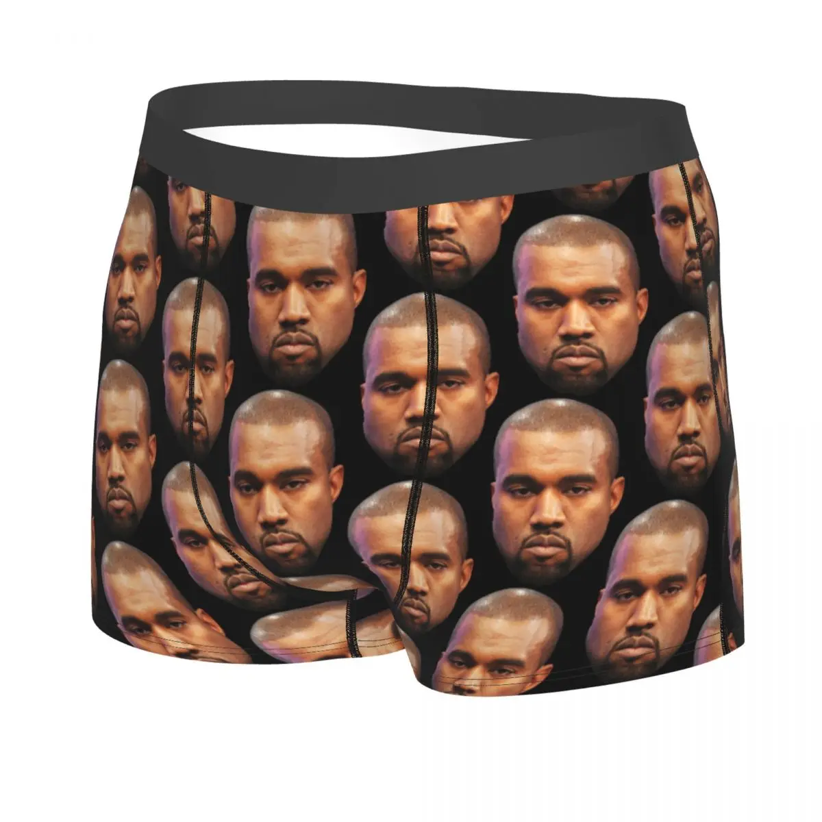 Kanye West Funny Meme Boxer Shorts For Homme Sexy 3D Printed Male Underwear Panties Briefs Breathbale Underpants