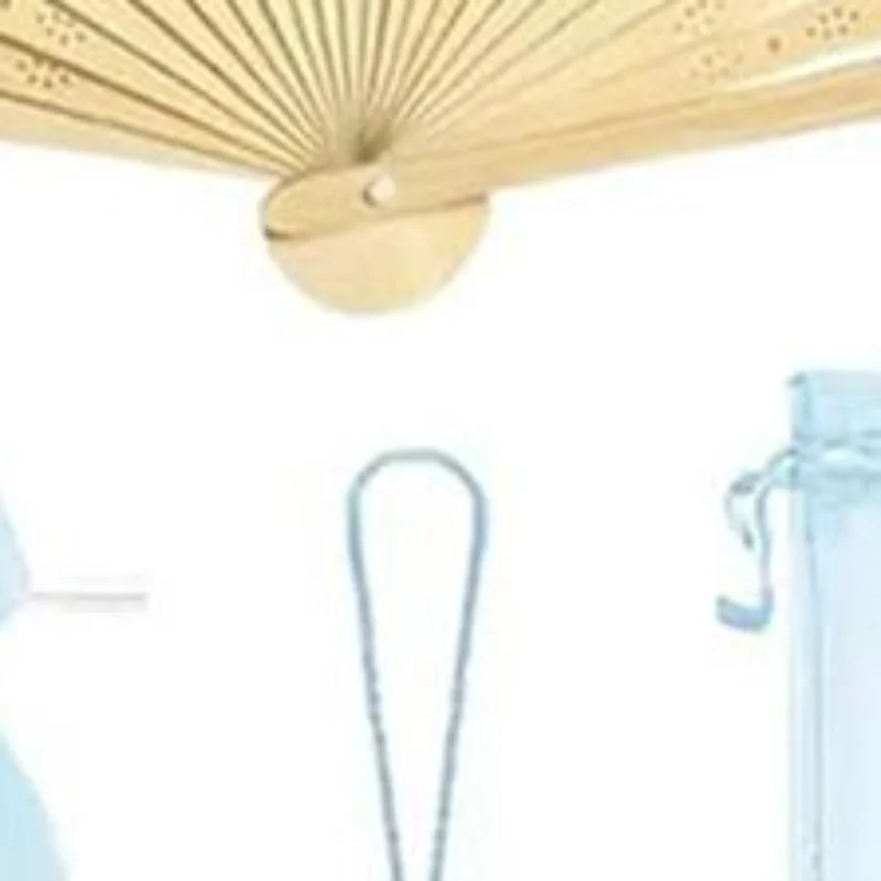 Portable Paper Folding Hand Fans Bamboo Ribs Foldable Handheld Fans For Wedding Party Favors Summer Cooling Crafts Projects