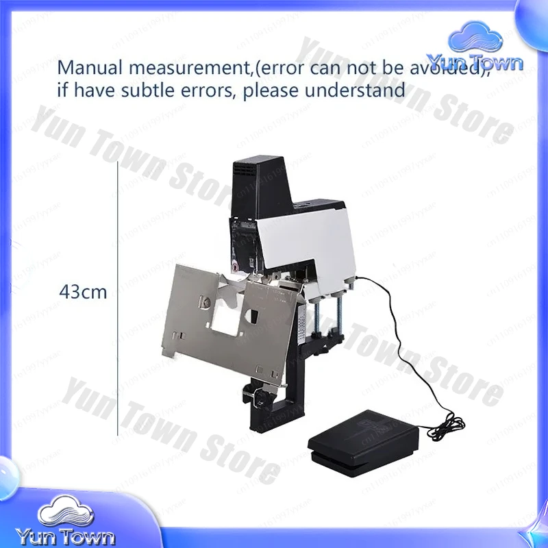 Electric Stapler for 106 with 220V/110V Dual Voltage Flat Stitch and Saddle Stitch Two Modes Convertible Binding Machine