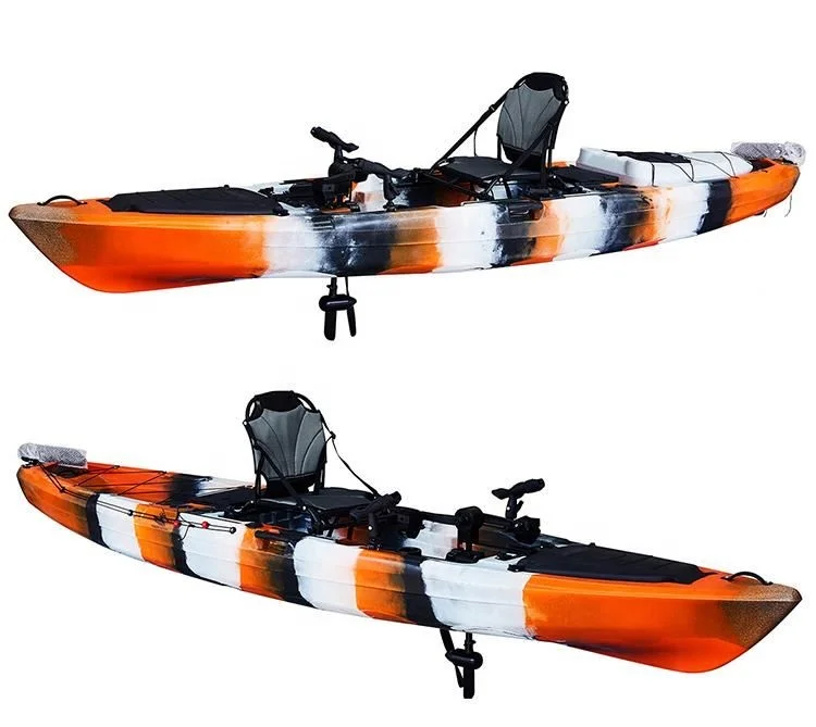 

Vicking New Design 14ft Pedal Kayak with Rudder Sit on Top Professional Fishing Kayak Foot Pedal for Sale CE Customized LION