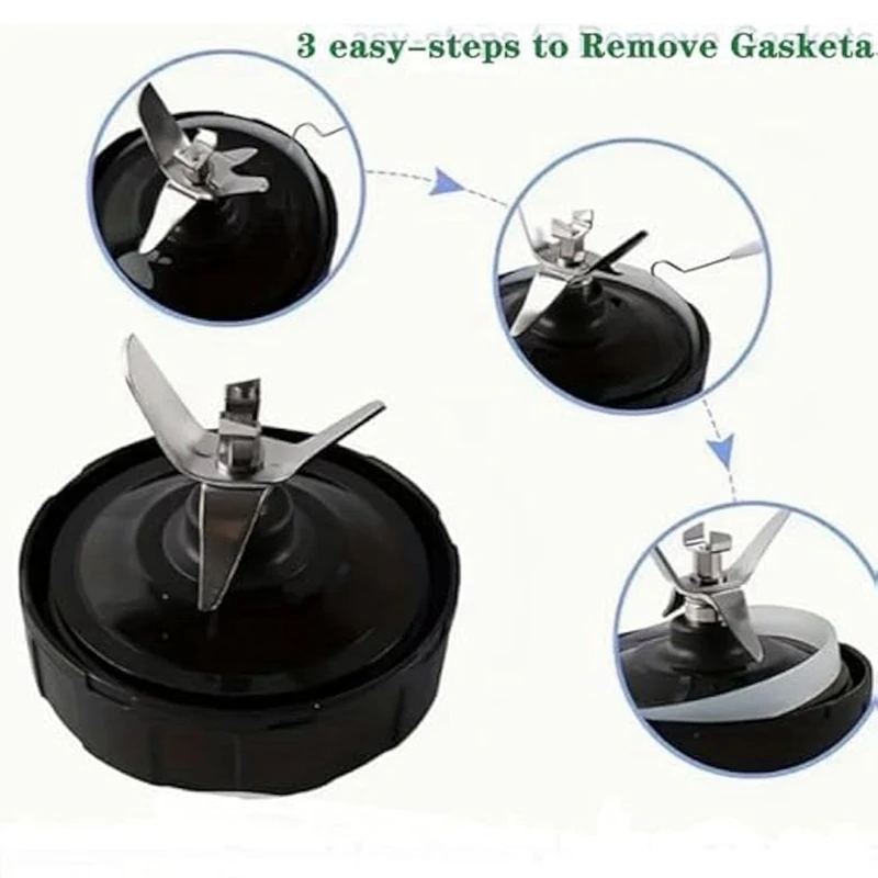 Confezione da 6 guarnizioni di ricambio per frullatore O-ring da 3,94 pollici per frullatore Ninja BL480 BL680 BL910 CT680