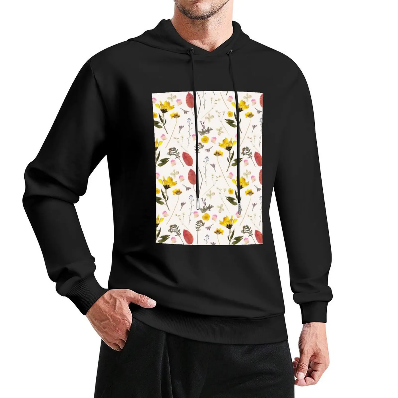 

Pressed flowers Pullover Hoodie men's clothes winter clothes men's sweat-shirt set hooded shirt hoodie oversize