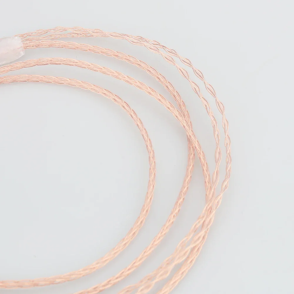8cores Replacement Headphones Cable Audio Upgrade Cable For Meze 99 Classics/Focal Elear Headphones Pure Copper Cable