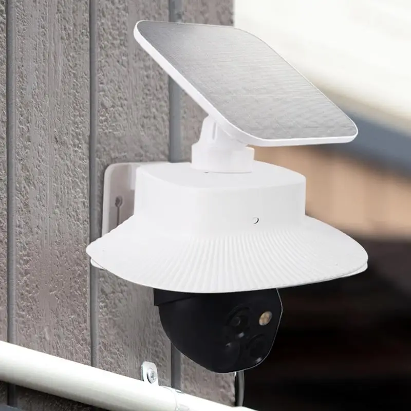 태양 보안 카메라에 대 한 레인 커버 야외 카메라 상단 커버 홈 카페 호텔에 대 한 비바람에 견디는 태양 캠 수호자