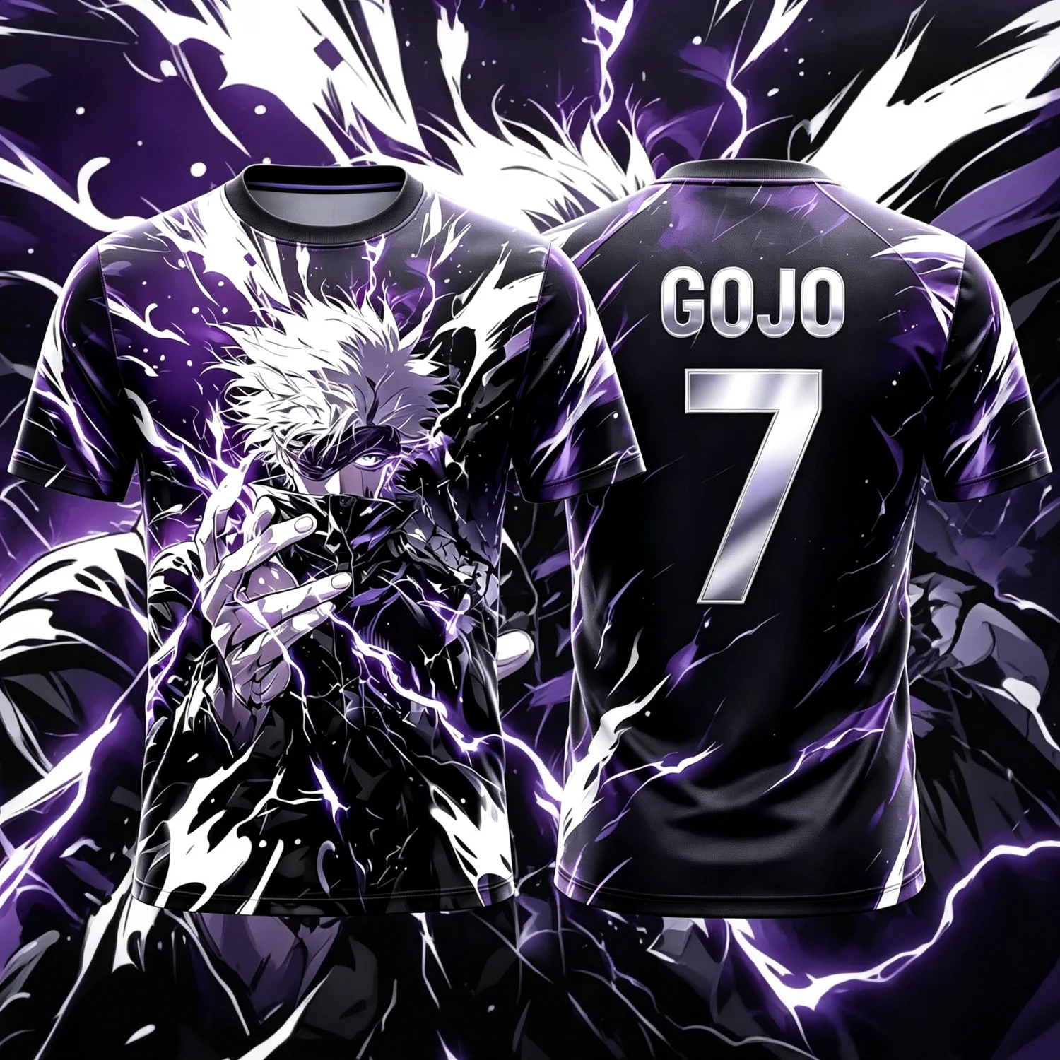 T-shirt de sport unisexe pour homme et enfant, imprimé 3D, style rétro Jujutsu Kaisen, collection été 2026
