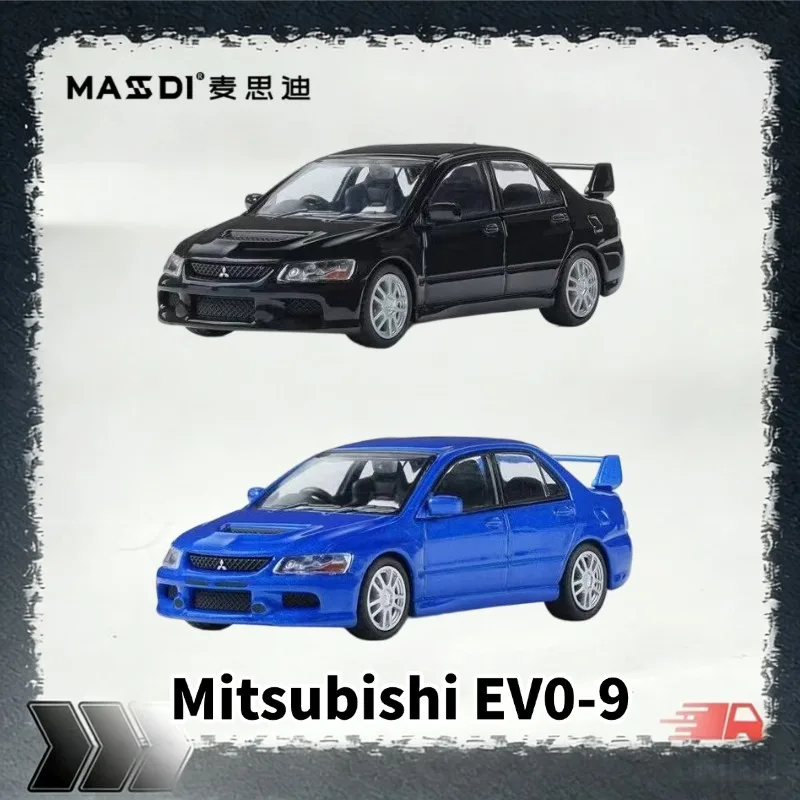 【Pre-sale】 MASDI 1/64 Mitsubishi EVO 9 Diecast Sedan Model, Multiple Colors, Christmas Gift for Collectors