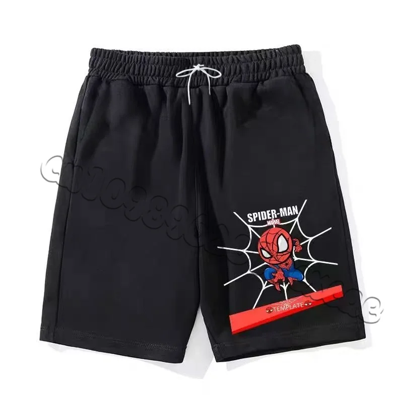 شورت Marvel Venom Spider Man شورت عصري مطبوع ثلاثي الأبعاد للأطفال البالغين، سروال قصير كبير سريع الجفاف