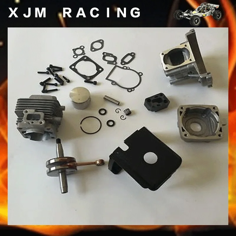 Kit de mejora de cilindrada grande TAO de 35 cc, 38 mm, compatible con Zenoah de 26 cc, 29 cc, 30,5 cc para Baja Losi 5T FG