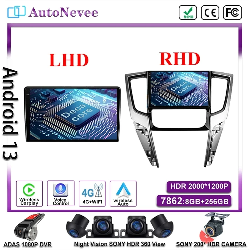 

Android 13 For Mitsubishi L200 5 2018 - 2021 LHD RHD Multimedia Car Player Auto No DVD Radio Navigation GPS Stereo Head Unit BT