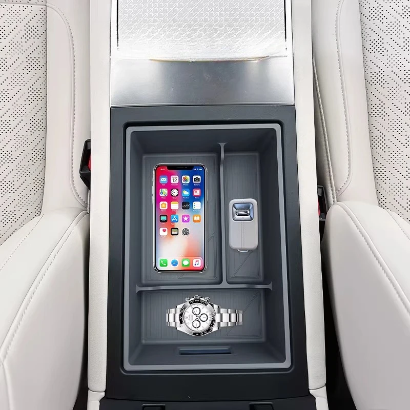 

Для нового ZEEKR 7X 2026 года: силиконовый скрытый органайзер-лоток для центрального подлокотника, противоскользящий, для улучшения интерьера, модифицированные декоративные элементы