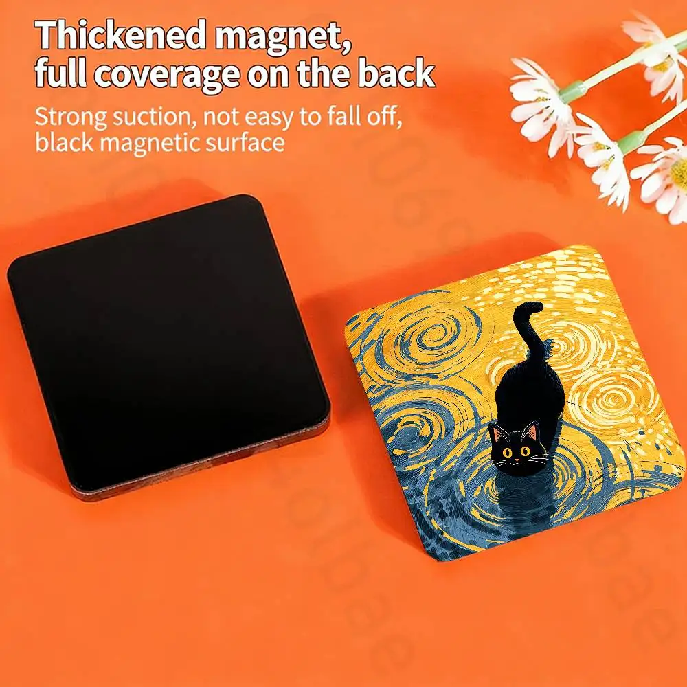 cat Fridge Magnets Magnetic Refrigerator Memorial Gifts For Kitchen Office Locker Travel Home Deco