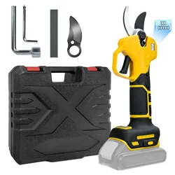 30mm Brushless Electric Pruning Shears 2 Gears Cordless Scissors Fruit Tree Bonsai Pruning For Dewalt 20V Battery (No Battery)