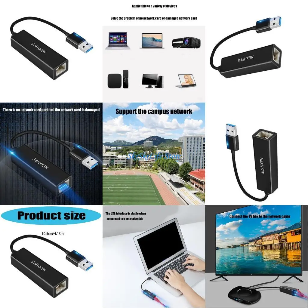 

E65E Heaby Duty USB3.0 в RJ45 преобразователи повышают стабильность сигнала для видеоконференций