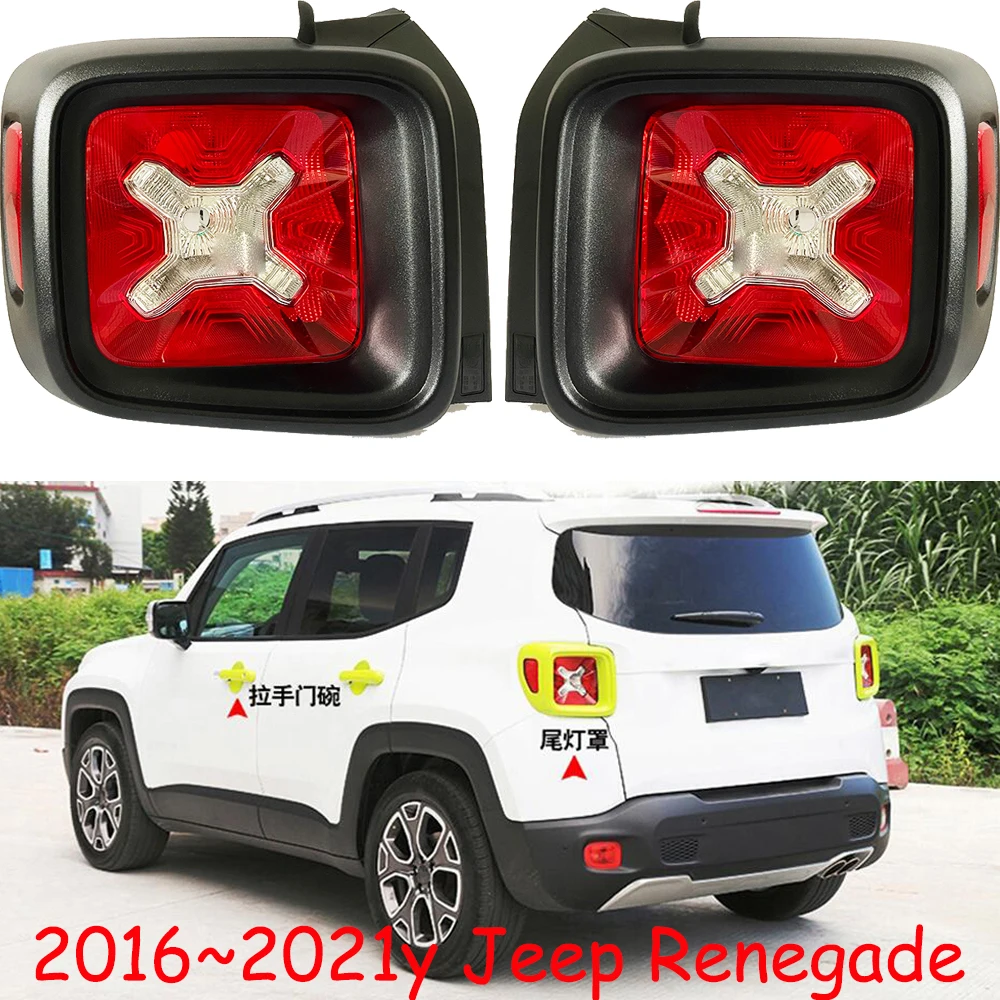 1pcs car bumper tail light for Jeep Renegade taillight Taillamp 2016~2021y car accessories for Jeep Renegade fog lamp