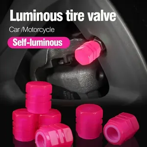 20 pcs Light tire valve lids motorcycle motorcycle bike from the dustproof bicycle tire tire rod bright night decoration car decoration 7 Main Tire Beak Sales - №4
