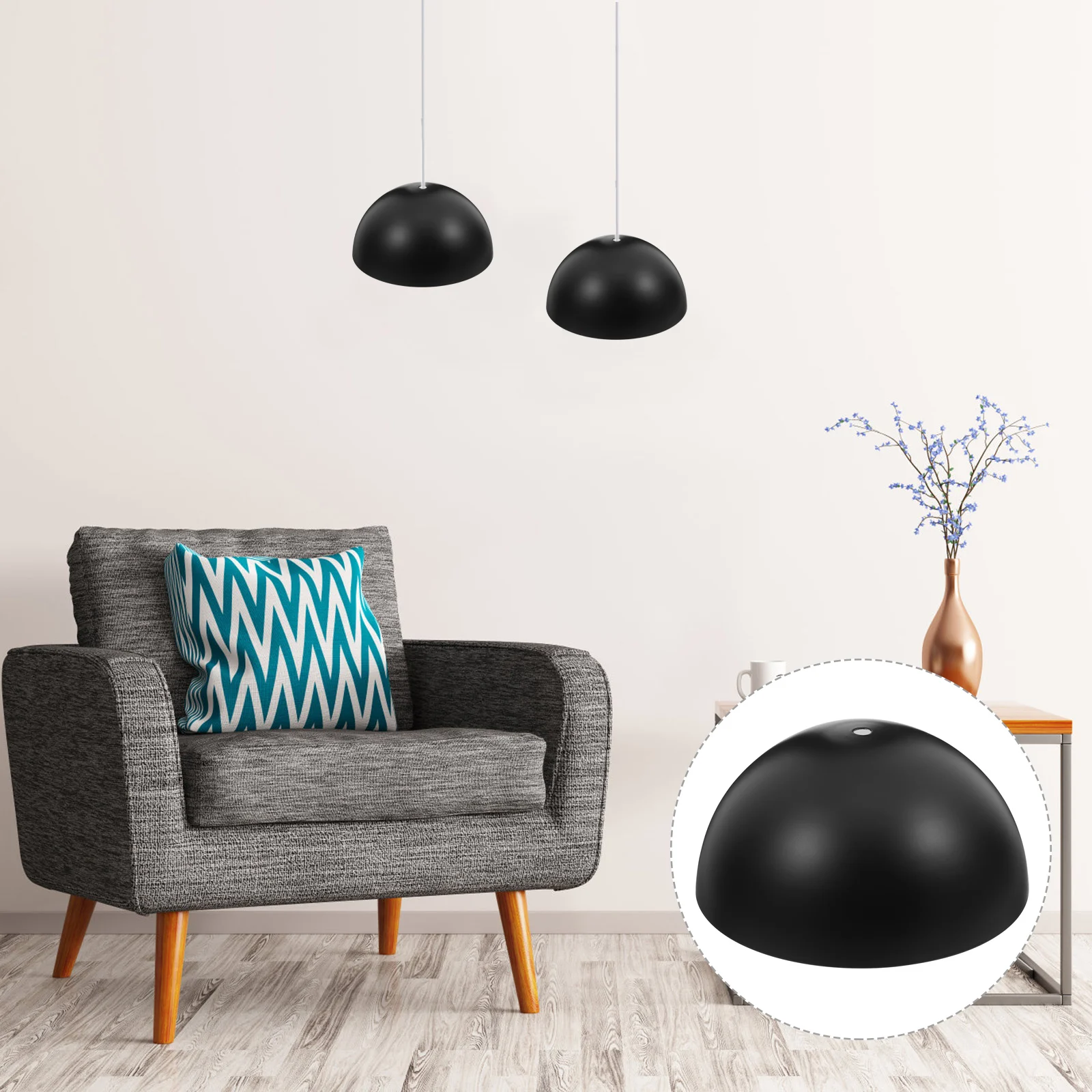 

Modern Metal Lamp Shade Replacement Pendant Light Cage Bulb Guard Decorative Hanging Ceiling Fixture For Indoor