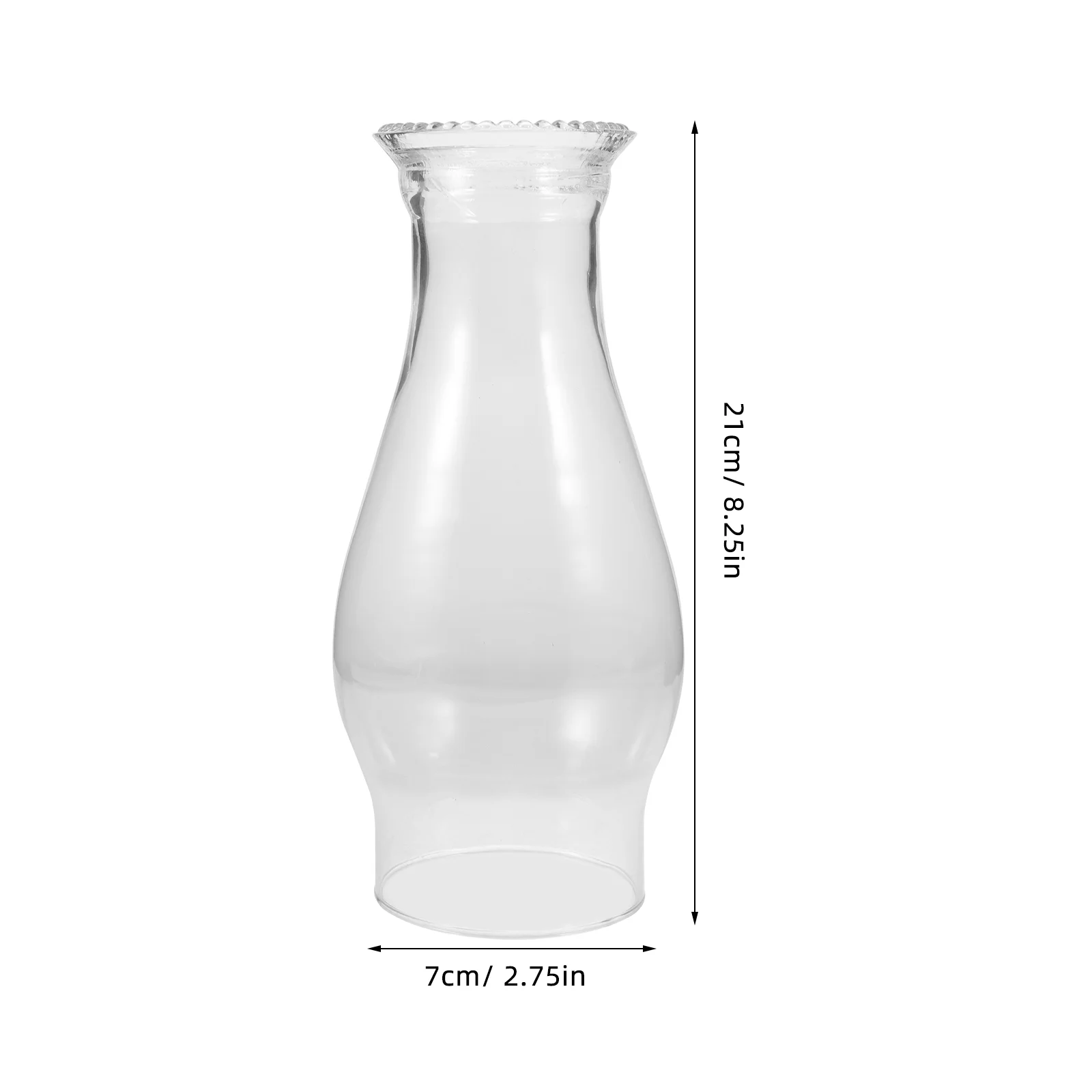 Glass Chimney Oil Lamp Cover Transparent Replacement Kerosene Lamp Shade oil lamp chimney kerosene lamp cover