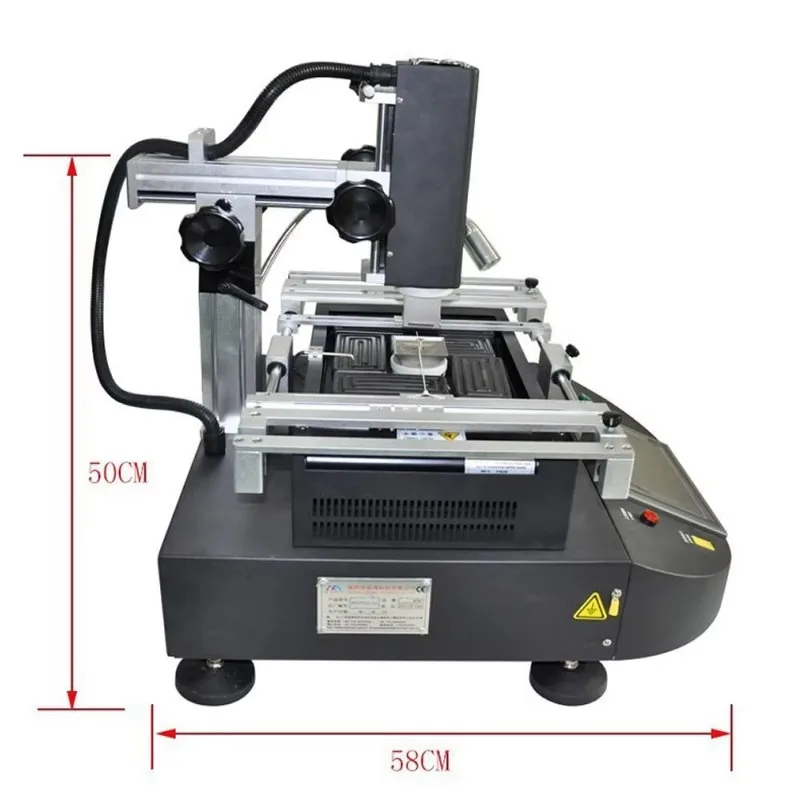 ZM R5830 BGA Rework Station 7 Inch Touch Screen Independent Three Zone Heating for PCB Motherboard Repair