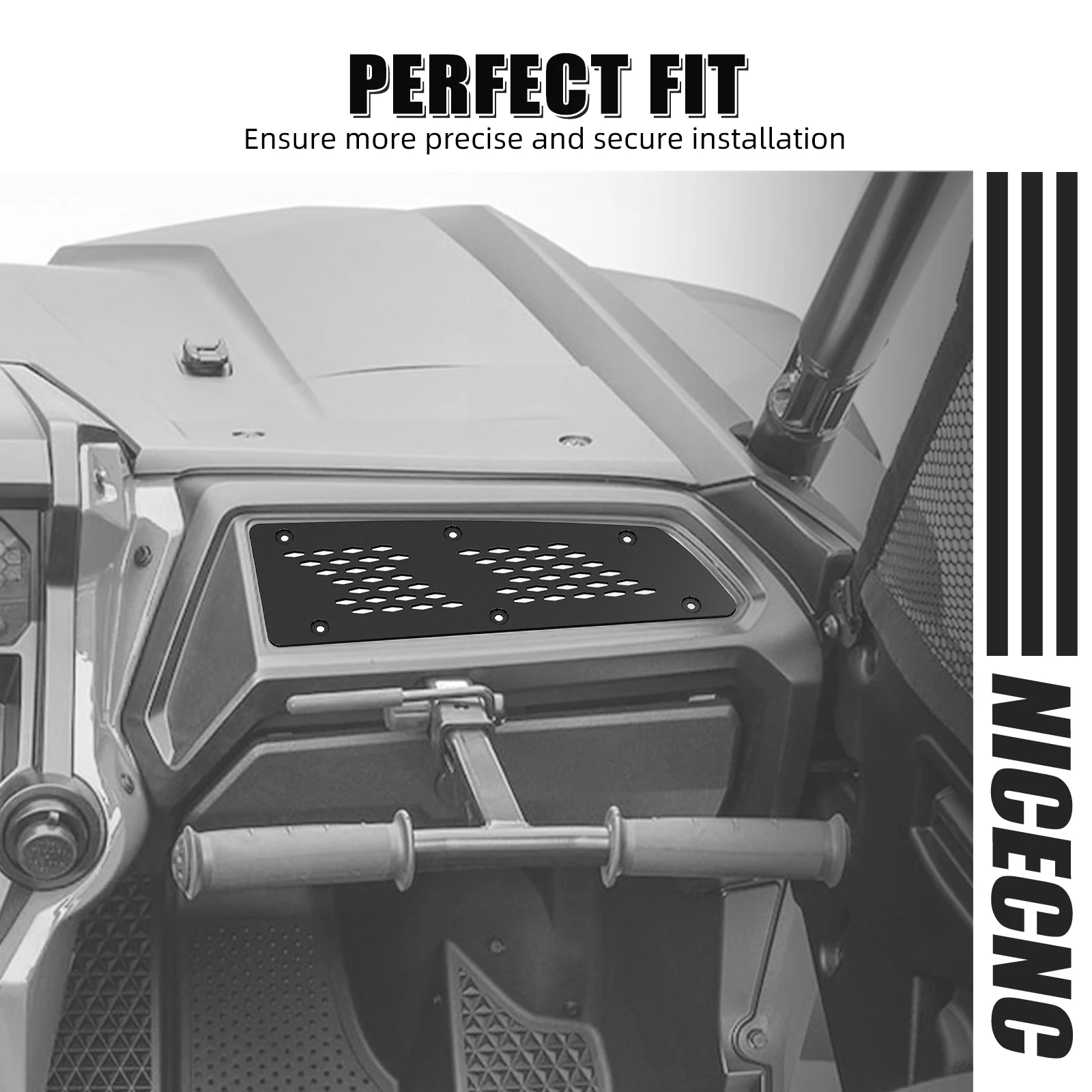 NICECNC Switch Plate Dash Panel For Honda Talon 1000X-4 1000R SXS10S2R SXS10S2X 2019-2024 Aluminum Alloy  UTV Accessories