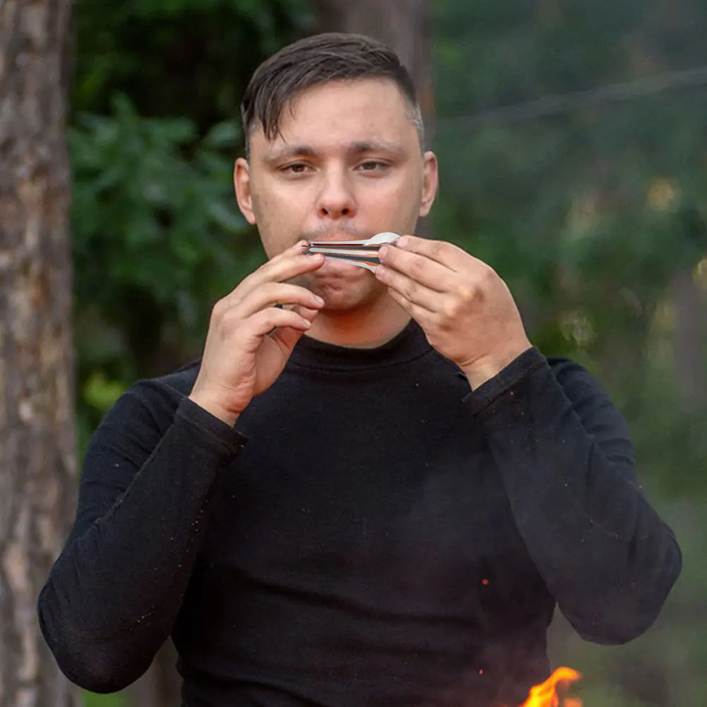 

2Pcs Ethnic Jaw Harp Portable Double Tone Metal Mouth Harp for Beginners Mini Musical Instrument Outdoor Travel Folk Music