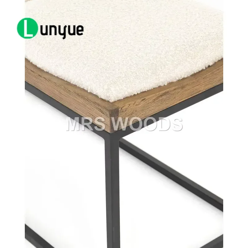 Upholstered Bench French Style Furniture for Bedroom Living Room Bedside End of Bed Seat Soft Cushioned Storage Ottoman