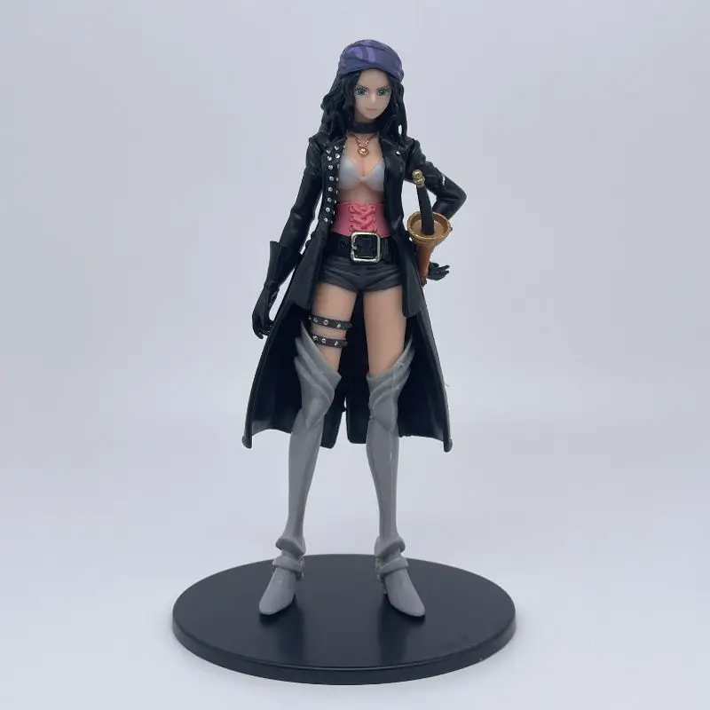 

Japanese Bandai One Piece Anime Figure Robin Model Car Desktop Ornaments Peripheral Action Decoration Collection Doll Toy Gift