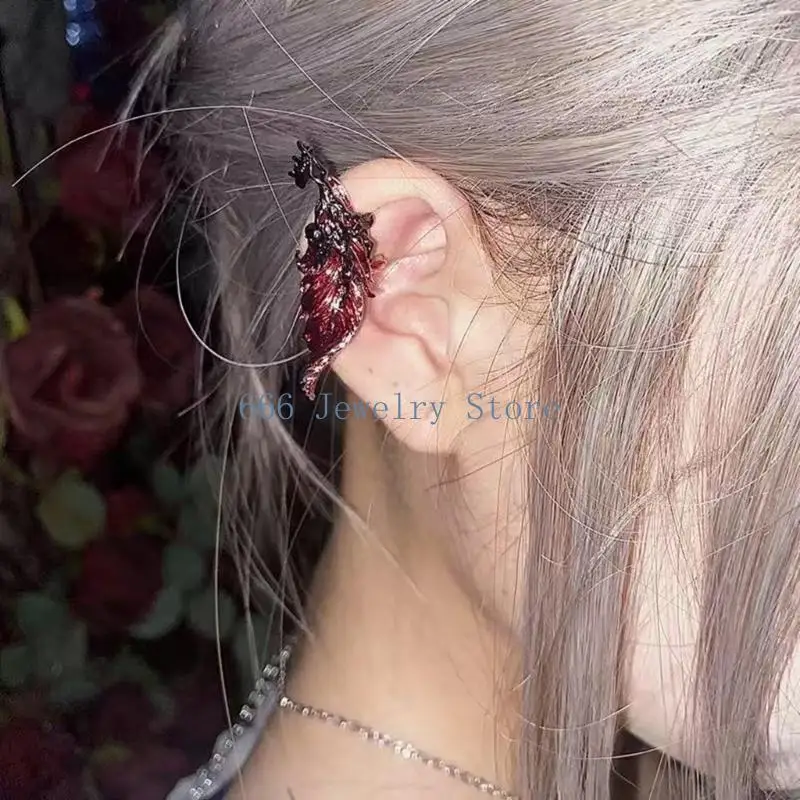f2td-Ушные-манжеты-с-перьями-Унисекс-Готические-украшения-Темные-ретро-стили-Эффектные-предметы