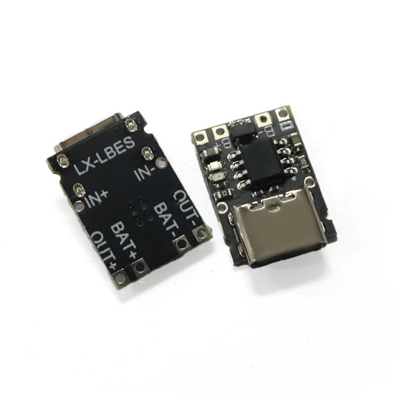 TP4057 1A Lithium Battery Charger Module with Protection USB-C 4.2V/4.35V for 18650 Li-ion Li-Po BMS Electronic DIY Kit