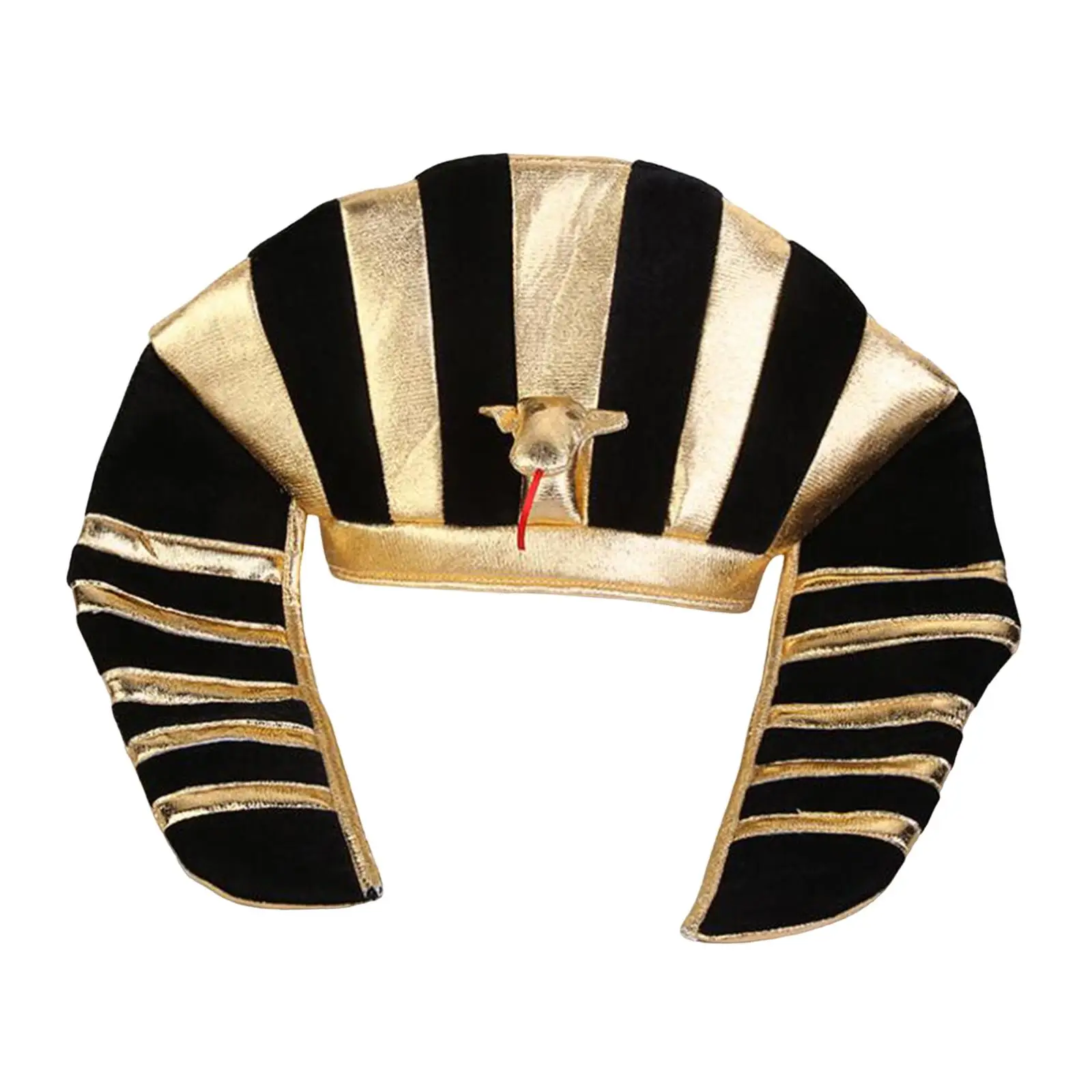 Pharaoh Hat Halloween Egyptian Costume Headpiece Accessories for Role Playing
