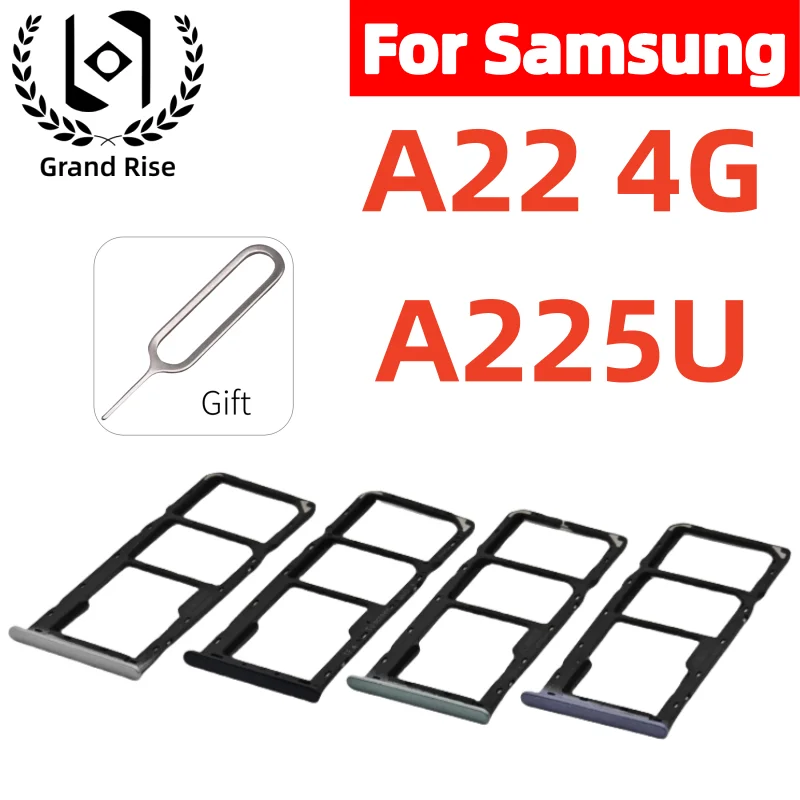 

For Samsung Galaxy A22 4G A225U SIM Card Tray Slot Holder Adapter Micro SD Card Chip Drawer Holder