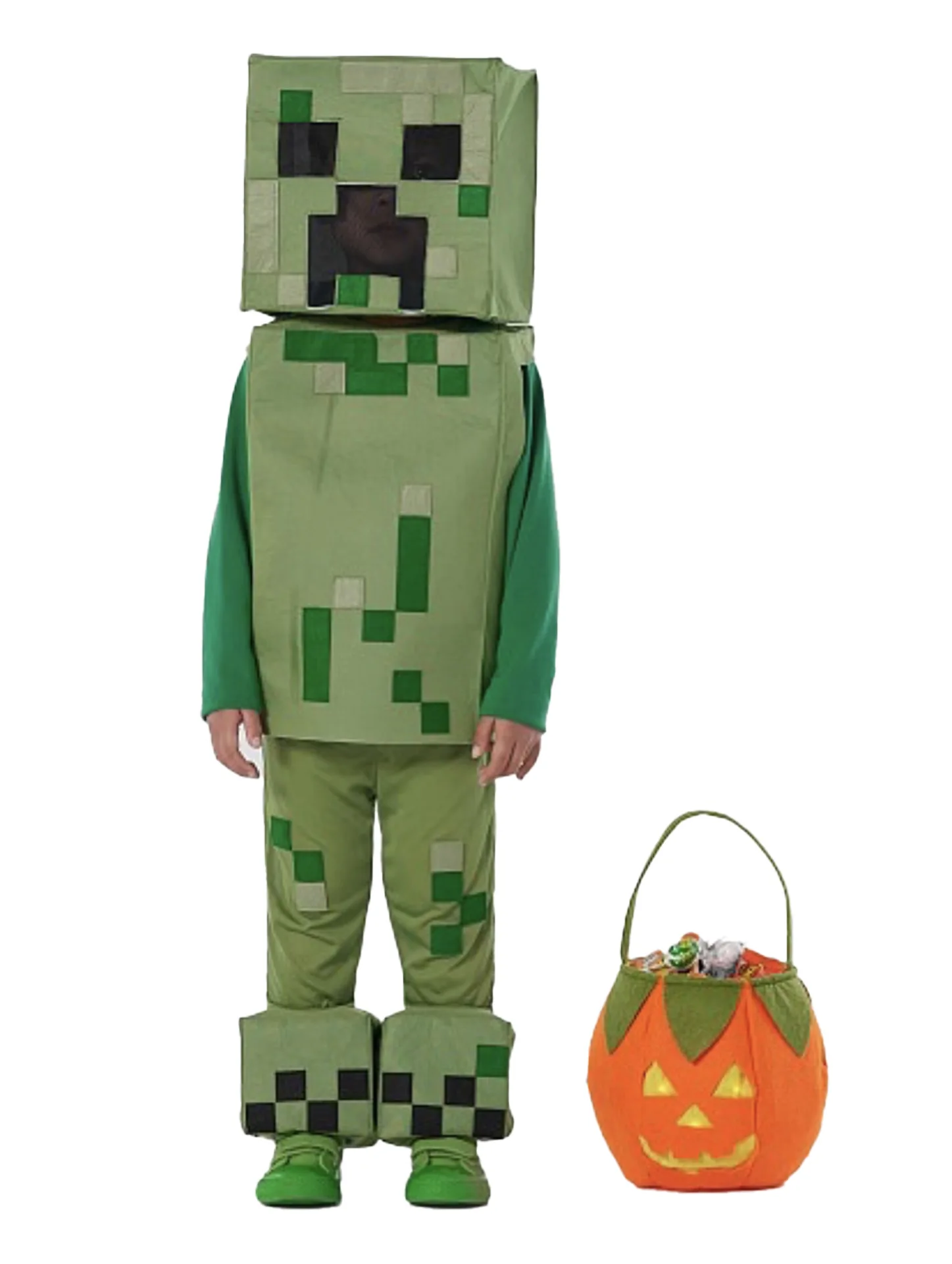 Kids Games My World Cosplay Halloween Costumes Diamond Armor Series Jumpsuit with Mask for Girls Boys Party Carnival Wear view 2