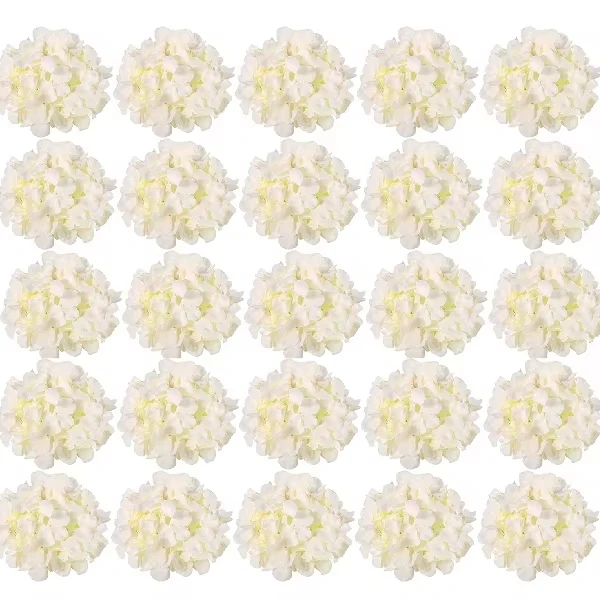 10-100 Stuks Hortensia Kunstbloemen Zijden Hortensia Volle Bloemenkoppen met Stengels voor Bruiloft Centerpieces Nep Bloemenkoppen