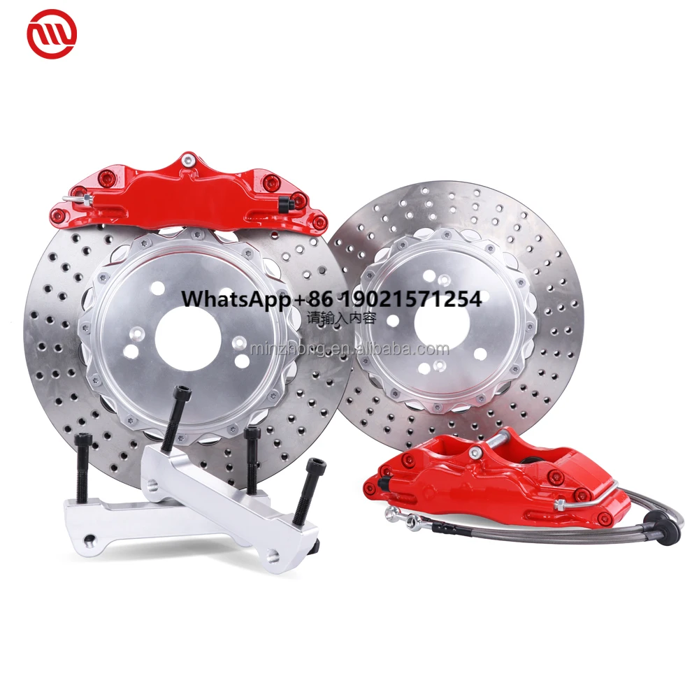 Для CP RACING 5200 Тормозной комплект 330*28 мм Тормозной суппорт 4 горшка для MINI HONDA FORD NISSAN MAZDA VW Subaru 17-дюймовое колесо