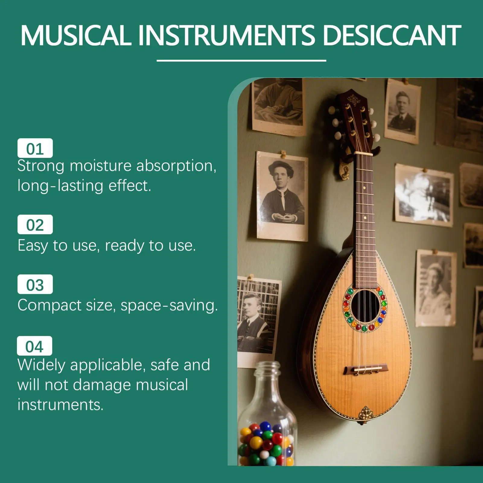 Desiccant Packs For Guitars 12 Pieces Guitar Dry Bags Portable Moisture Absorbers For Violin Piano Bass Ukulele Protection
