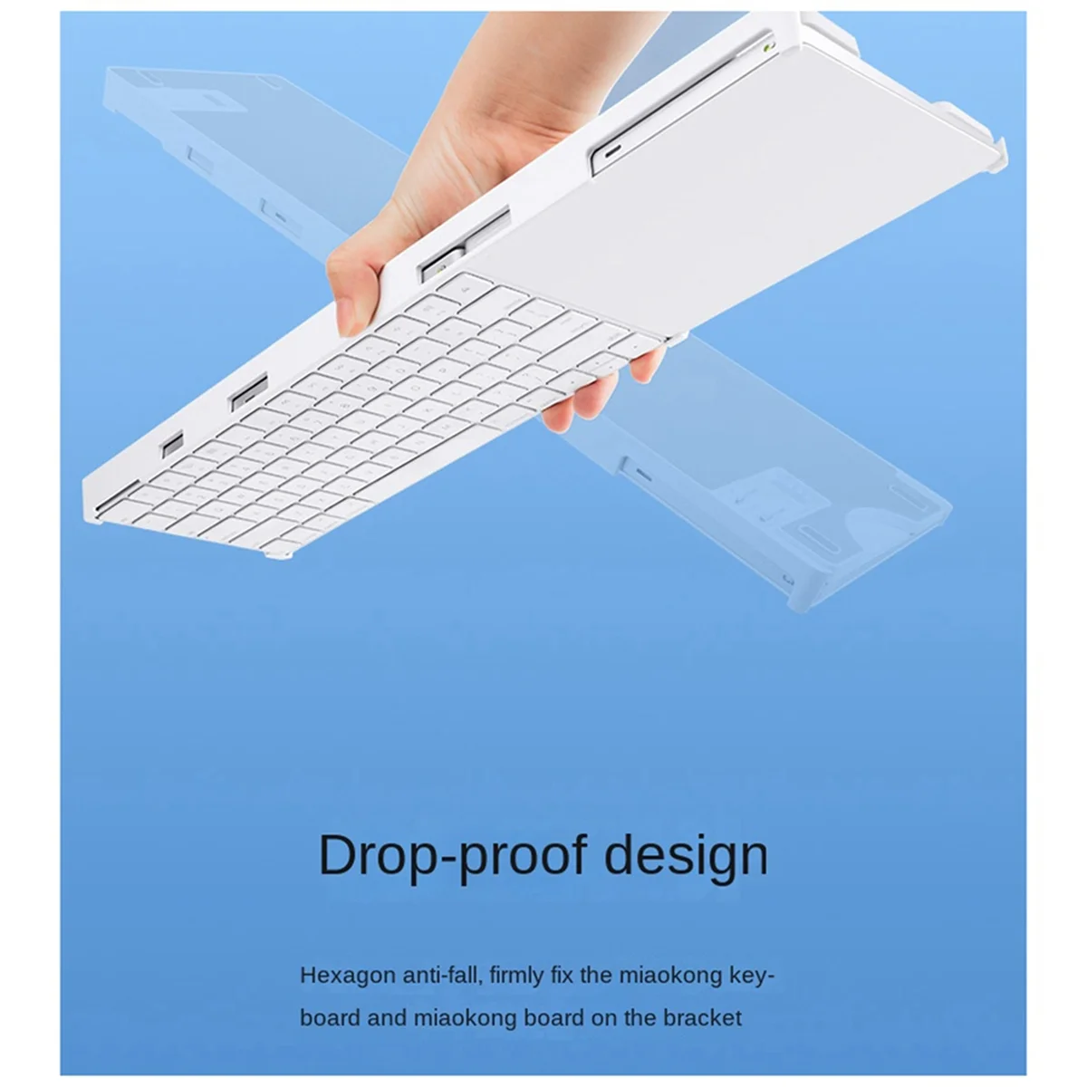 Bestand bingkai baki dudukan 2-In-1 untuk Apple IMac, Keyboard ajaib ID Sentuh, Trackpad A1644 2449 A1535, kotak dudukan dasar