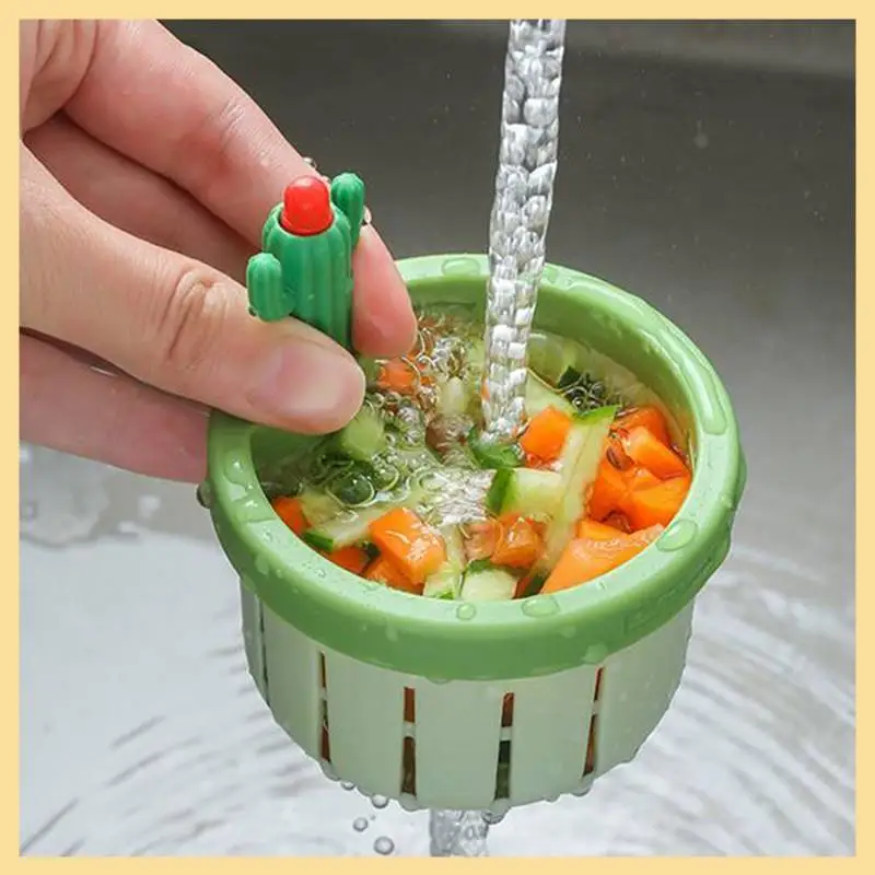 

ХОРОШО-2 шт. Ситечко для раковины кактуса, сливной фильтр для кухонной раковины кактуса с расширенной прокладкой, автоматическая корзина для сброса пресса