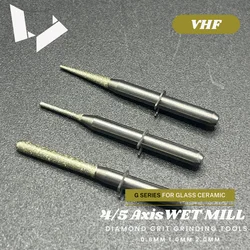 G060-R-35 G100-R-35 G240-R-35 Diamond Grit Radius Grinding Tool for GLASS CERAMICS (LiSi 2 ) AND COMPOSITES VHF Compatible