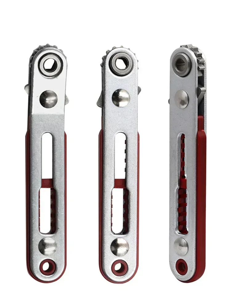 

Mini Multi-function Two-way Ratchet Flat Head Elbow Flat Screwdriver Ratchet Wrench Cross-shaped Hexagonal Screwdriver Head Tool